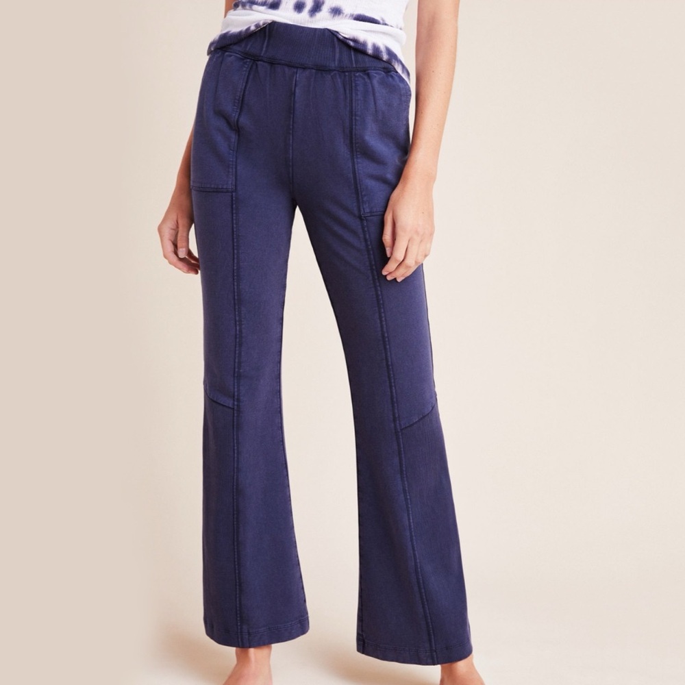 HTF Anthropologie Joanna Flared Lounge Pants